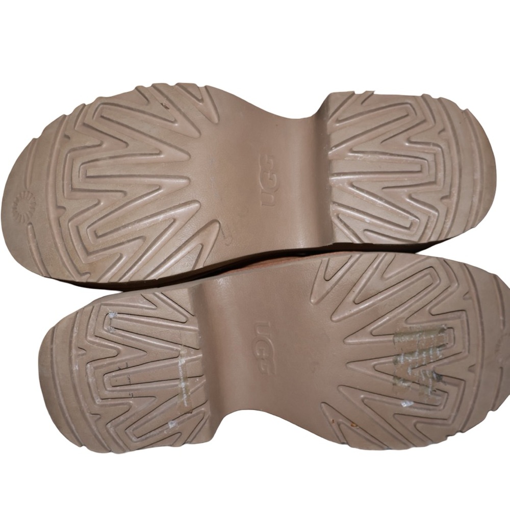 UGG Women's Classic New Heights Cuffable Suede Boots in chestnut size 11. - Picture 3 of 13